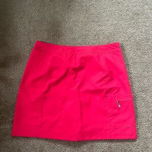 Izod Red Skort